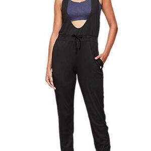 Asics Black Sleeveless Jumpsuit